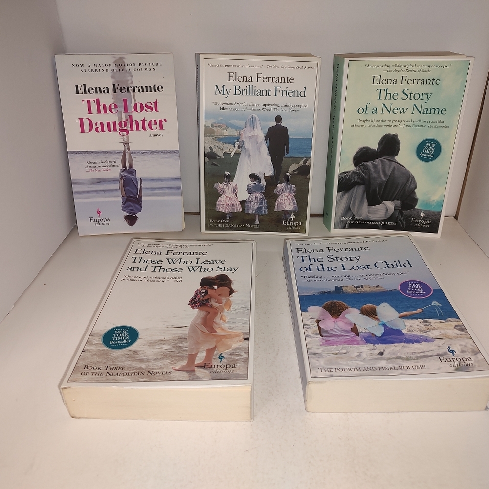 NEOPOLITAN NOVELS by Elena Ferrante Book 5 PB Europa Ed.+ The Lost Daughter GC
